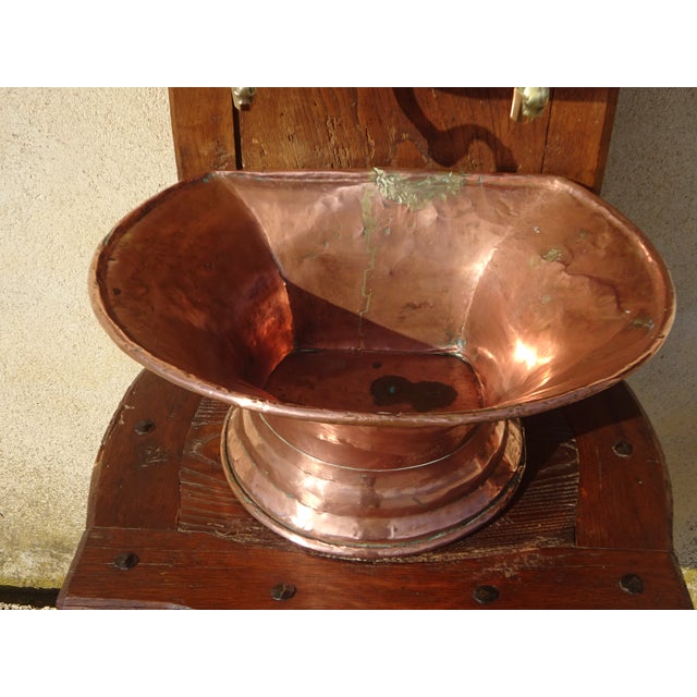 Antique Copper Fountain on Oak Base For Sale - Image 11 of 18