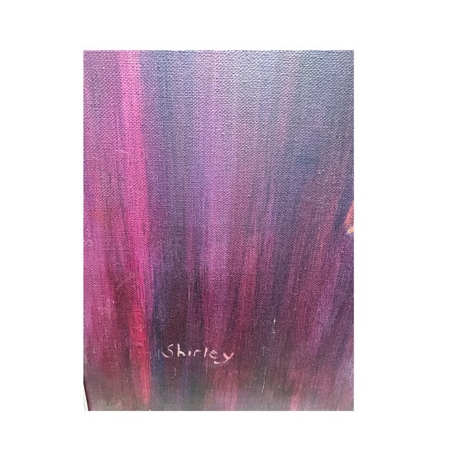 Vintage Original Ballerina Painting For Sale - Image 4 of 4