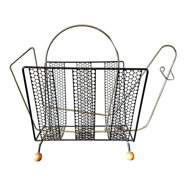 1950s Frederic Weinberg Snail Magazine Rack For Sale