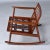 Mid-Century Modern Restored 1950's Danish Teak Rocking Chair in Terra Cotta Leather by Moreddi For Sale - Image 3 of 11