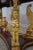Gold French Empire Full Winged Sphinx Marble Top Console For Sale - Image 8 of 12