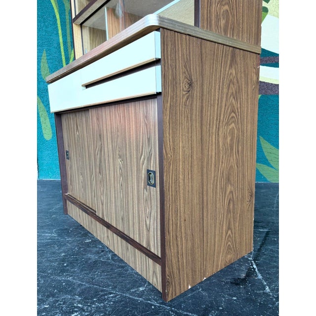 Mid Century Tea Kitchenette Hutch For Sale - Image 10 of 16