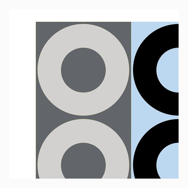 Not Yet Made - Made To Order Blue Color Harmony Fine Art Print 35" X 45" by Liz Roache For Sale - Image 5 of 6