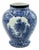 Porcelain Blue Vase by Franz Anton Mehlem, 19th Century For Sale