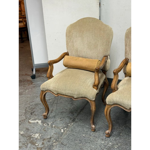 Kreiss Kreiss Furniture Palazzo Arm Chairs, Pair For Sale - Image 4 of 12