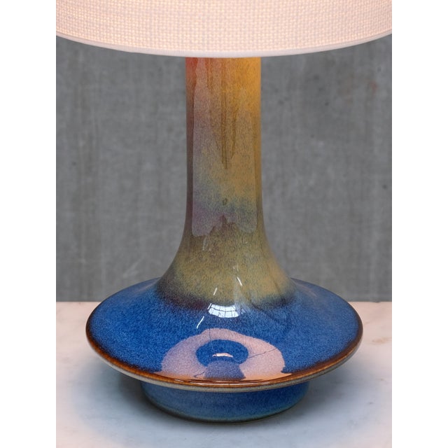 Table Lamps in Glazed Stoneware by Einar Johansen for Søholm, Denmark, 1960s, Set of 2 For Sale - Image 10 of 14