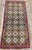19th Century 1880s Multicolor Field Cross Folk Art Antique American Knotted Wool Hooked Rug For Sale - Image 5 of 6