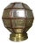 German Facetted Glass Ceiling Lamps, 1950s, Set of 2 For Sale