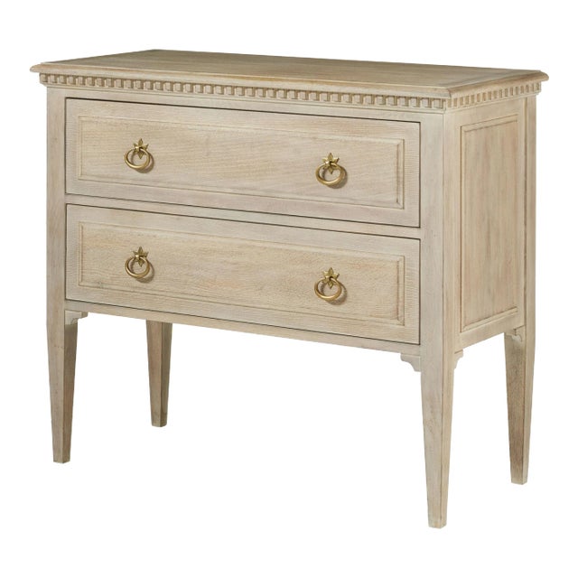 Modern History Weathered Oak Commode For Sale