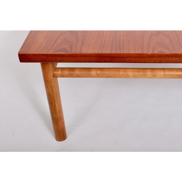 Mid-Century Modern 1960s T. H. Robsjohn-Gibbings for Widdicomb Square Mahogany Coffee Table For Sale - Image 3 of 12