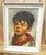 Fine Vintage Figurative Oil on Canvas Portrait by Ruth Mayer, circa 1980 Material: Oil on Canvas, Wood A characterful late...