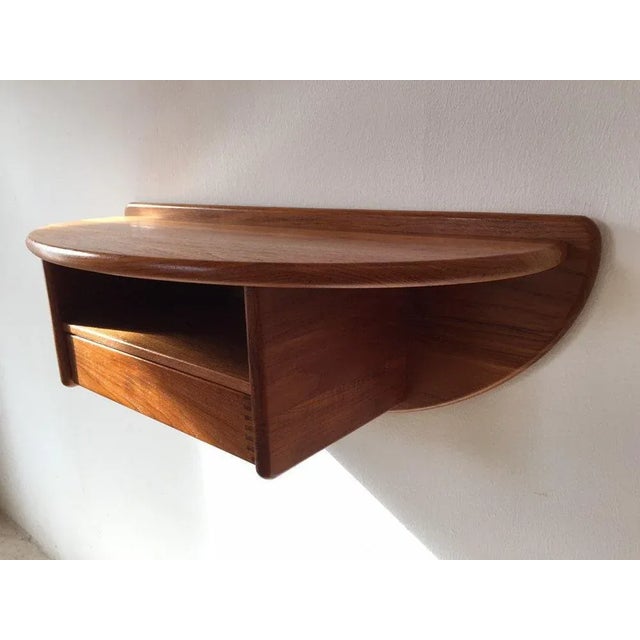 Mid-Century Danish Vintage Teak Console Sideboard Tray Board from Vildbjerg, 1960s For Sale - Image 9 of 10