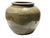 1900 - 1909 Old Asian Earthenware Pottery Storage Jar 12" H For Sale - Image 5 of 9