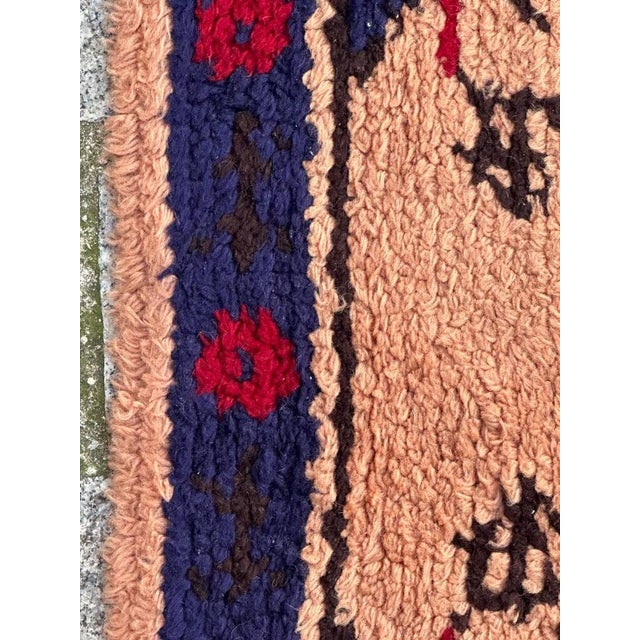 Brown French Cogolin Oushak Rug, 1940s For Sale - Image 8 of 17