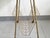 Vintage Brass and Marble Rolling Magazine Rack, 1950s For Sale - Image 4 of 13