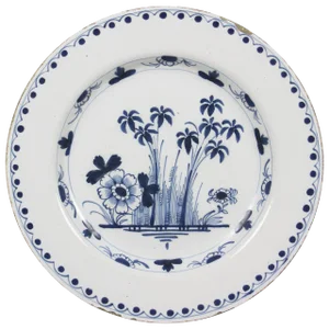 Dutch Delft Blue and White Charger