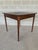 Description: Vintage Italian Faux Bamboo Fruitwood Game Table. Table shows finish wear on surface and is missing some...