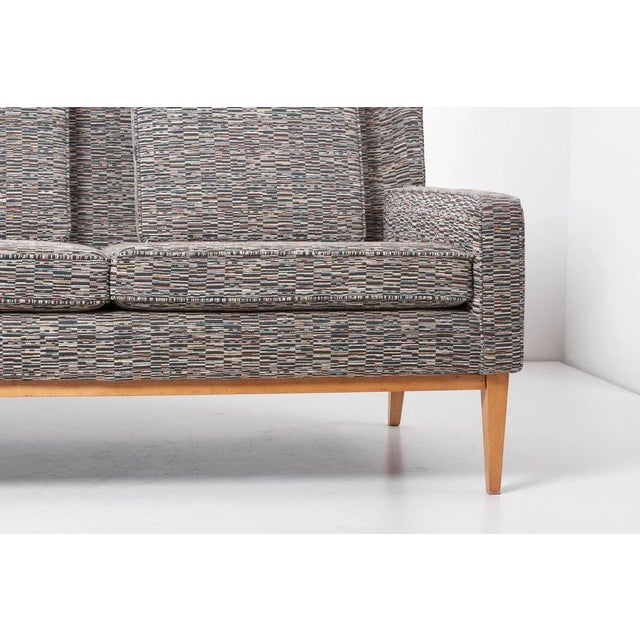 Upholstered Wingback Sofa 1307 by Paul Mccobb for Directional, US, 1950s For Sale - Image 11 of 18