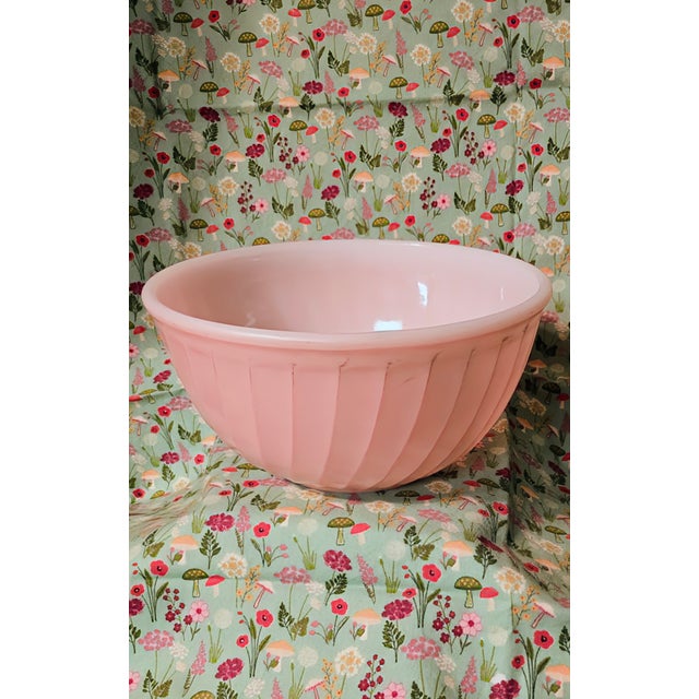 Vintage Mid-Century Modern Fire King Anchor Hocking Nesting Bowls For Sale - Image 6 of 9