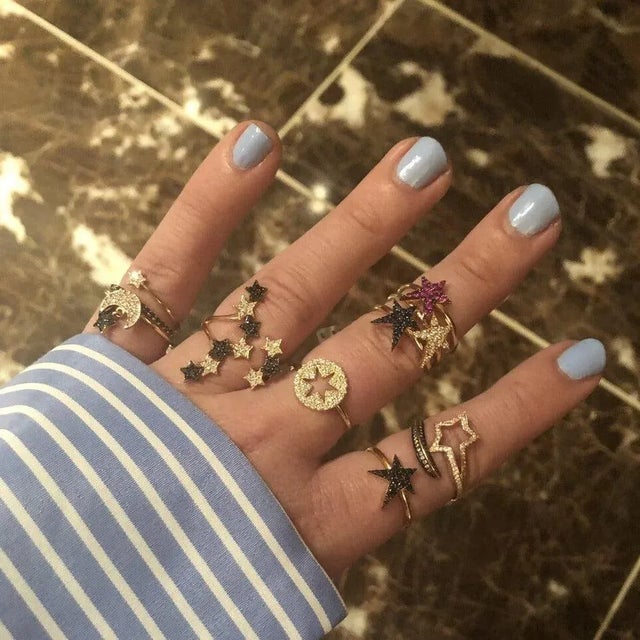 Ruby Red Own Your Story Ruby Rock Star Ring in 14k Yellow Gold, Size 5.5 For Sale - Image 8 of 8