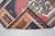 Vintage Turkish Rug 2x4 Pink Navy Hand Knotted Small Area Mat Accent Rug Doormat For Sale - Image 11 of 12