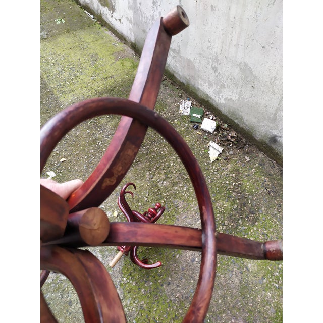 Bistro Coat Rack from Fischel, 1890s For Sale - Image 4 of 17