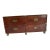 Attributed Abc Carpet & Home Campaign Coffee Table With Glass Top For Sale