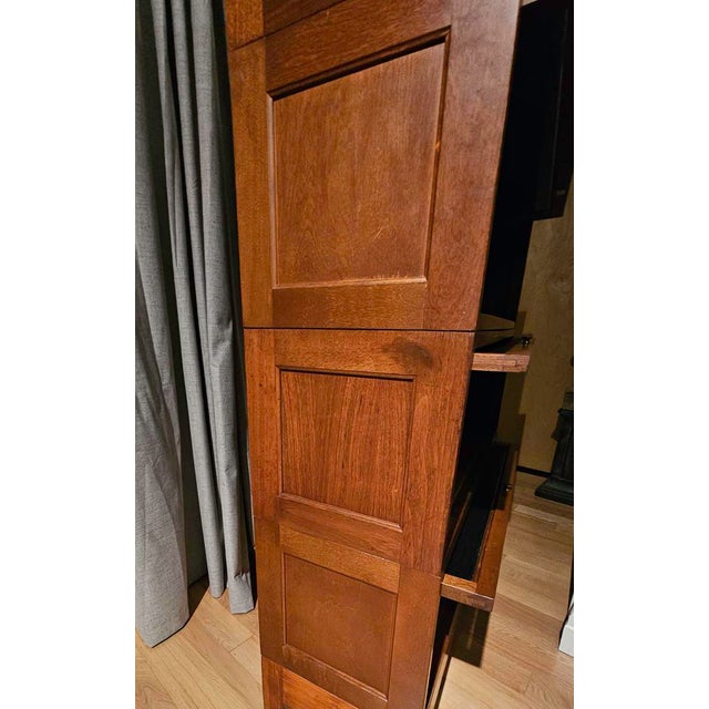 Early 20th Century Early 20th Century 4‑module Globe‑Wernicke Mahogany Barrister Bookcase For Sale - Image 5 of 10