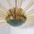 Goldenrod Glass and Brass Sputnik Large Chandelier, Italy 1980s For Sale - Image 8 of 11