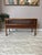 1950s Vintage Mid-Century Modern Tufted Cane Back Bench For Sale - Image 11 of 11