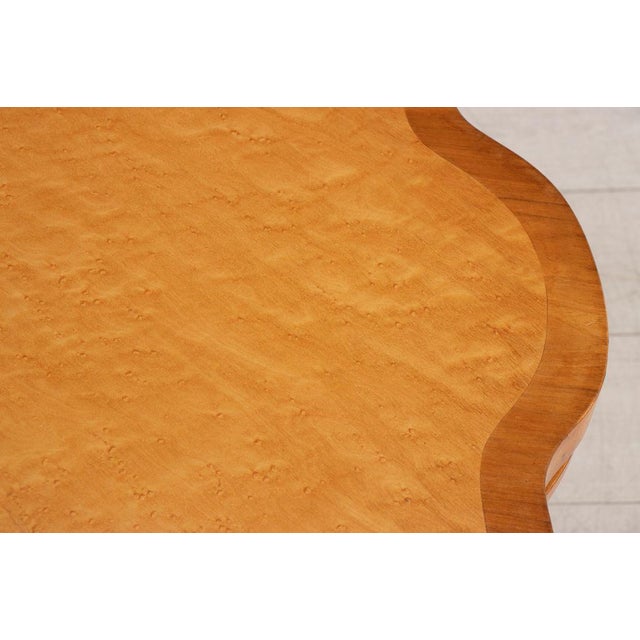 1930s Art Deco Cloud Shaped Maple Quintetto Nesting Tables by Harry and Lou Epstein, 1930s, Set of 5 For Sale - Image 5 of 10