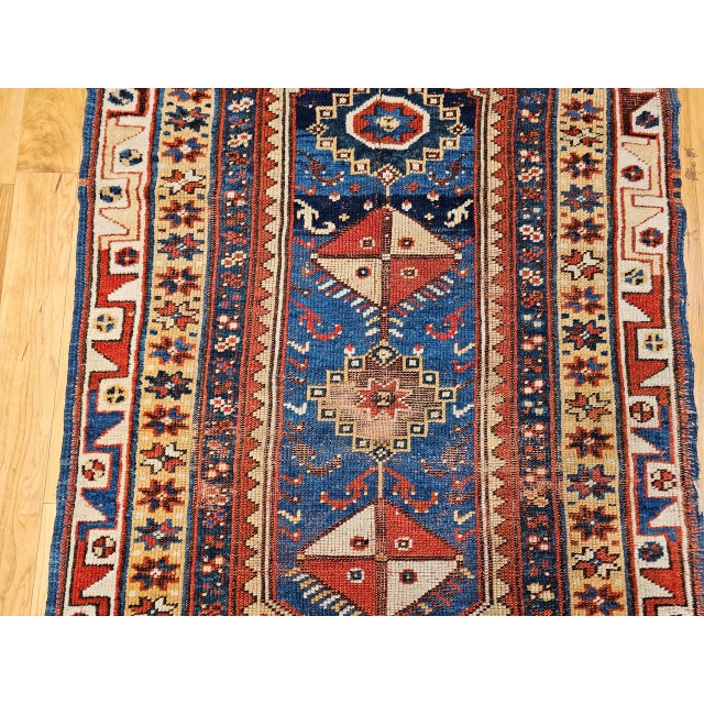 Antique Handwoven Anatolian Village Rug, Wool Prayer Design, 1880s, 4' x 6' For Sale - Image 12 of 18