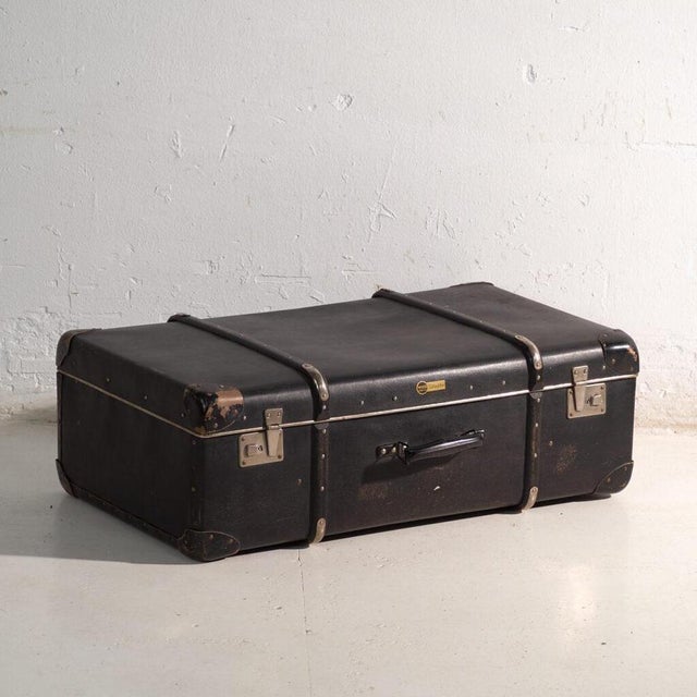 Vintage Travel Trunk in Vulcanised Fibre from Wico, Germany, 1930 For Sale - Image 13 of 13