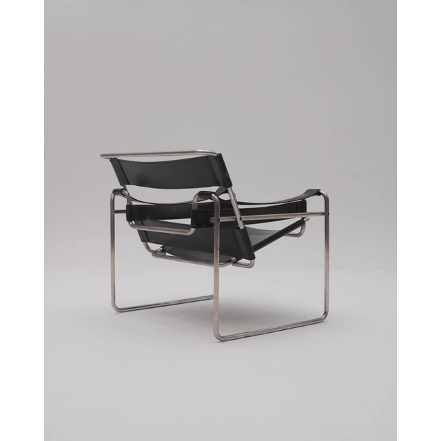 Black Wassily Chair by Marcel Breuer for Gavina, 1960s For Sale - Image 8 of 10