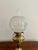 1900 - 1909 Antique Edwardian Oil Lamp in Brass and Glass, 1900 For Sale - Image 5 of 6