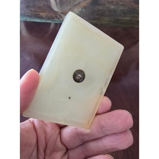 A very fine antique chinese carved and decorated jade jewel box . Having exotic stone finial and ball feet perfectly...