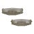Genet Et Michon French Art Deco Ribbed Glass Stepped Wall Sconces 1930s - A Pair For Sale