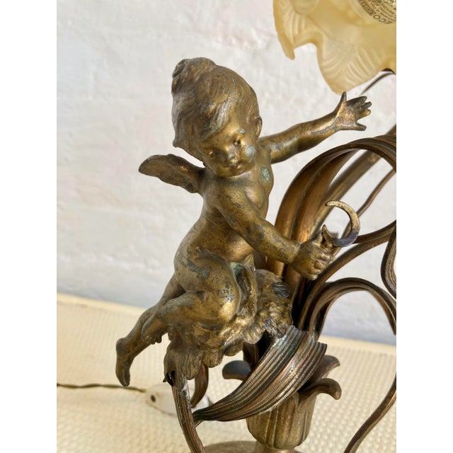 Vintage Art Deco Table Lamp, 1930s For Sale - Image 6 of 11