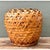 Vintage Woven Rattan Floor Basket For Sale - Image 10 of 12