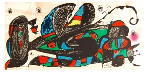 Joan Miró, Abstract Composition, 1972, Lithograph