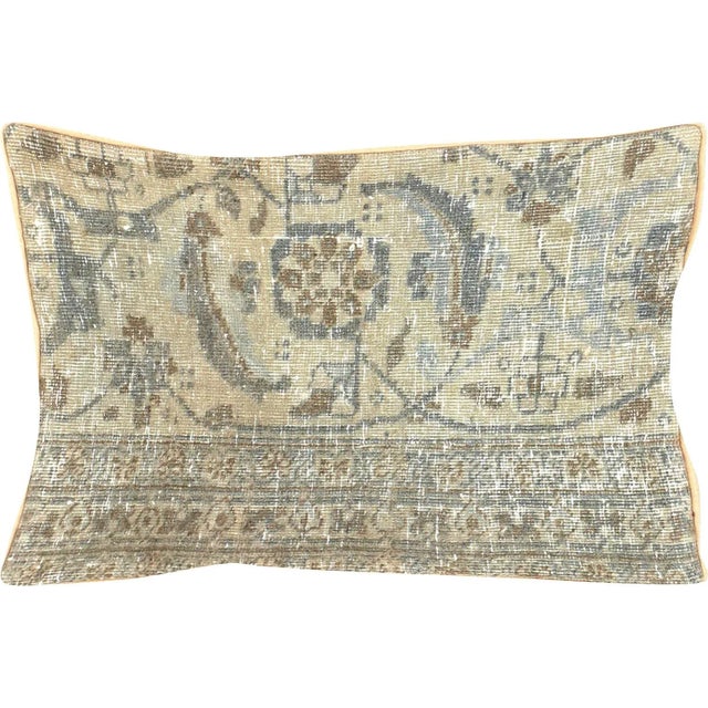 Shabby Chic 1960s Persian Kerman Pillow For Sale - Image 3 of 3