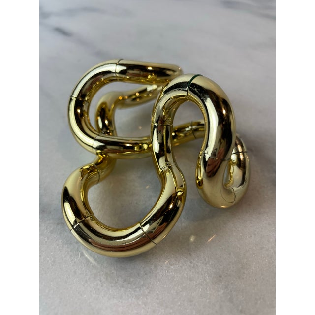 1980s 1980s Richard X. Zawitz Mini Tangle Sculpture in Gold For Sale - Image 5 of 6