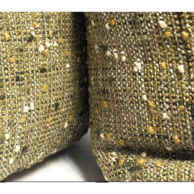 Transitional Donghia "Knots Landing" in Artichoke 22" Pillows-a Pair For Sale - Image 3 of 3