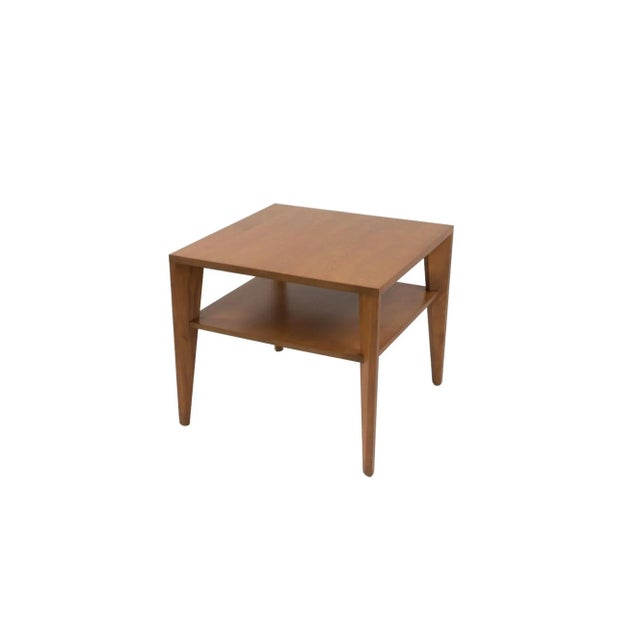 1940s Modernist Russell Wright Square Tables by Conant Ball - a Pair For Sale - Image 12 of 13