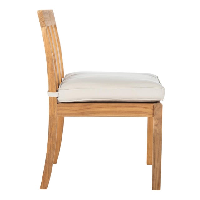 Montford Teak Dining Chair - Natural / Beige For Sale In Philadelphia - Image 6 of 7