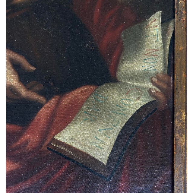 19th Century Cumaean Sybil Portrait After Giovanni Romanelli, Italy For Sale - Image 4 of 7