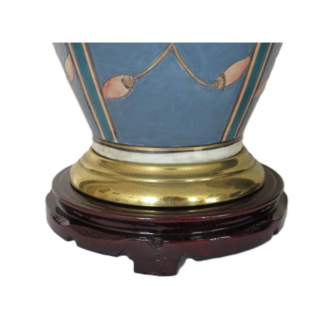 Pair of Chinoiserie Table Lamps Asian Mid Century Modern For Sale - Image 4 of 8
