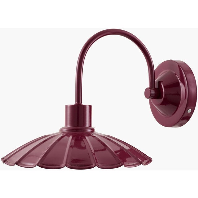 Rustic Pavona Wall Sconce Red For Sale - Image 3 of 3