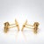 Metal Tiffany & Co. Vintage 14k Yellow Gold Oil Well Derrick Tower Cufflinks, Pair For Sale - Image 7 of 12