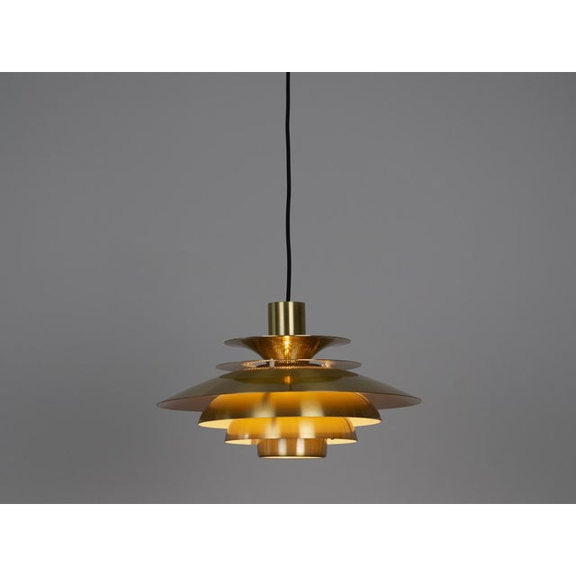 Vintage Danish Verona Lamp by Kurt Wiborg for Jeka, 1980s For Sale - Image 4 of 13